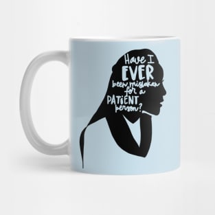 Patient Person Silhouette Mug